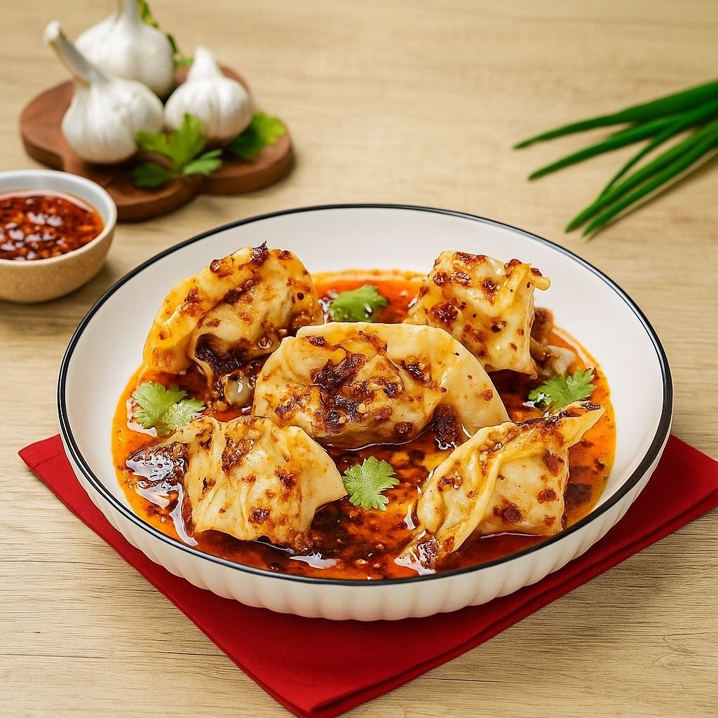 

Pangsit Rebus Chili Oil