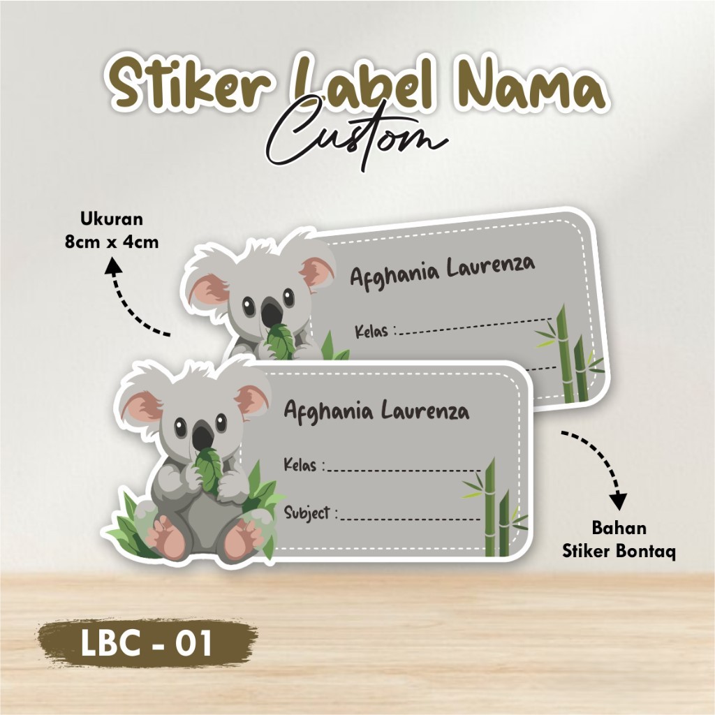 

LABEL NAMA ANAK SEKOLAH CUSTOM – STIKER BUKU WATERPROOF LUCU MOTIF KARTUN AESTHETIC – LBC