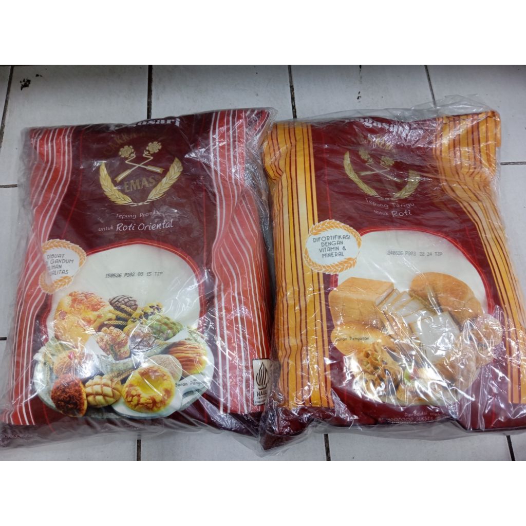 

BOGASARI TEPUNG TERIGU CAKRA KEMBAR EMAS 5 KG