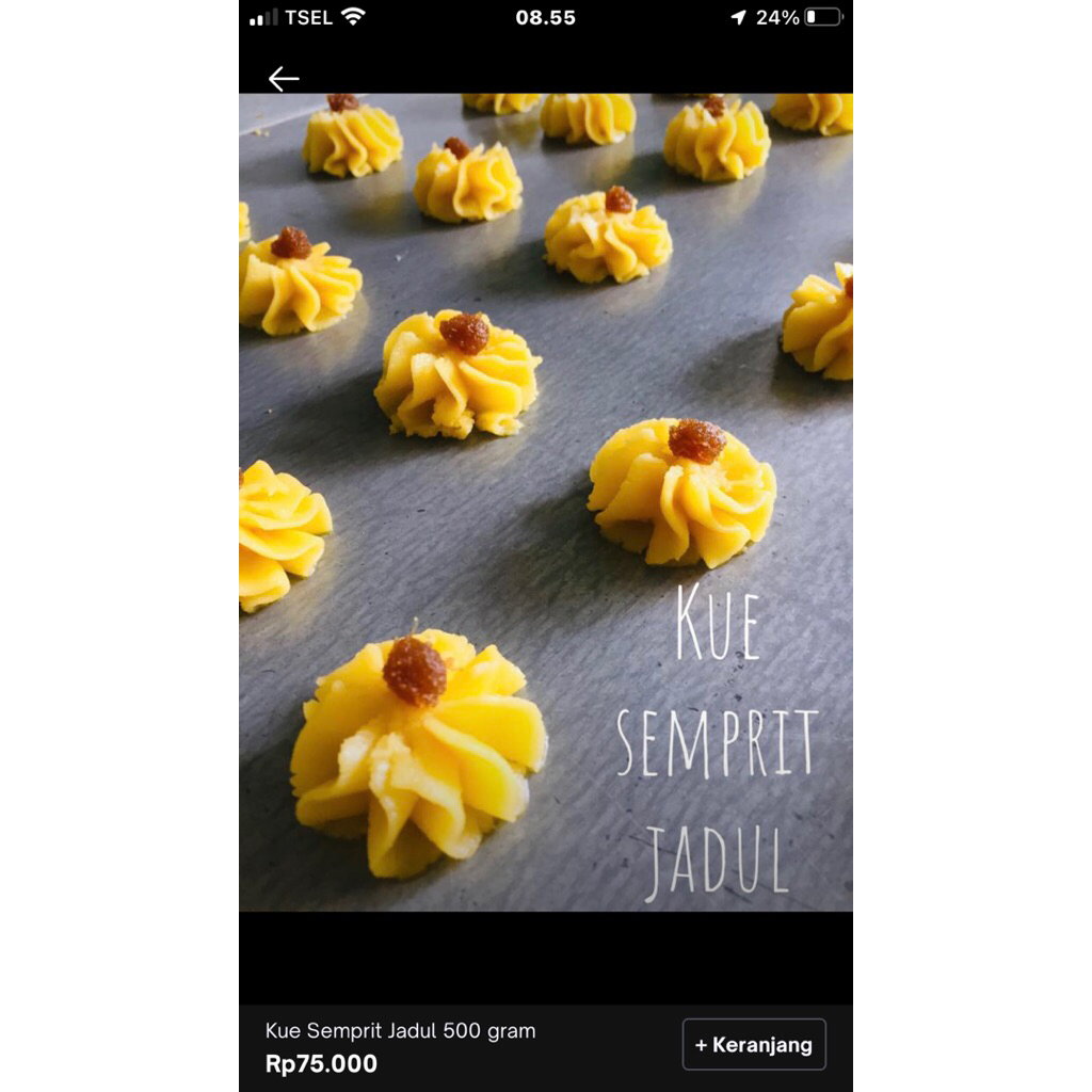 

Kue semprit jadul 500 gram