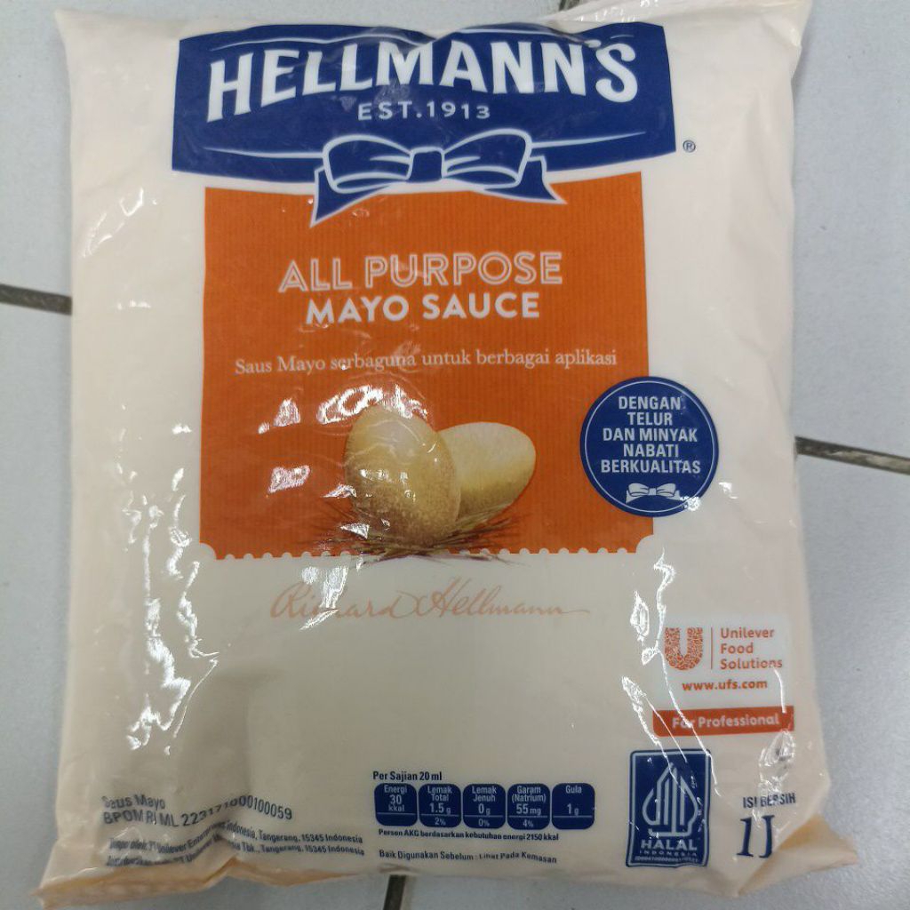 

Helmmans All purpose Mayonnise 1L Helmmans Mayonnise