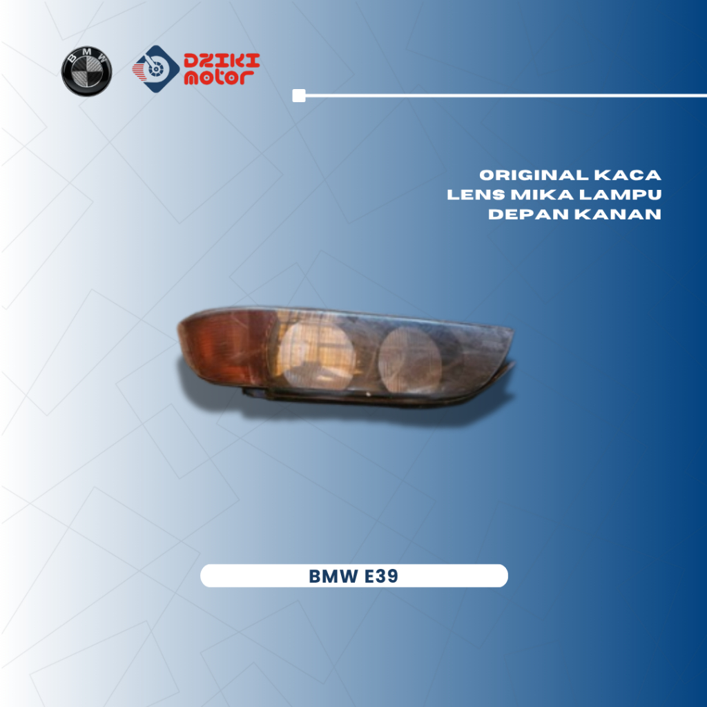 Original Kaca Lens Mika Lampu Depan Right Kanan  BMW E39 E-39