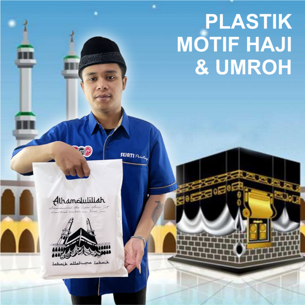 

Isi 50 Pcs, (Size 30cm x 40cm) ,Plastik Umroh, Plastik Haji, Oleh oleh Haji, Kemasan Ibadah Haji, Souvernir Haji