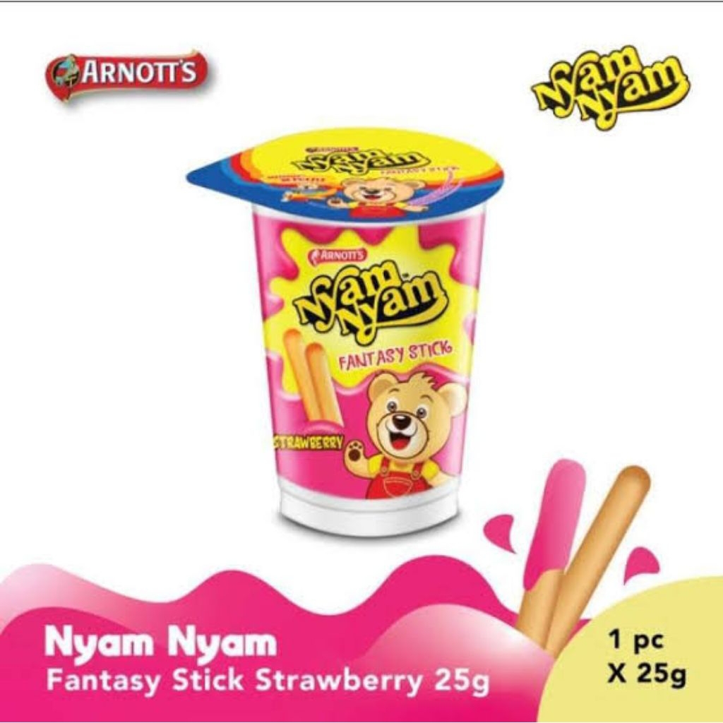 

Nyam Nyam Fantasy Stick Strawberry 25 g