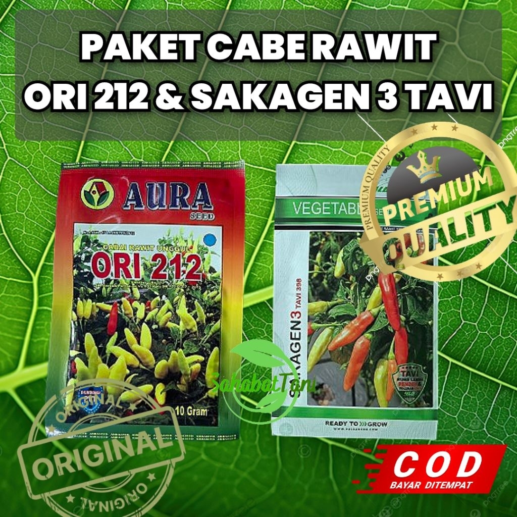 

PAKET CABE RAWIT ORI 212(1) & SAKAGEN 3 TAVI (1) produk original terlaris ,paling disukai dan sudah terbukti.