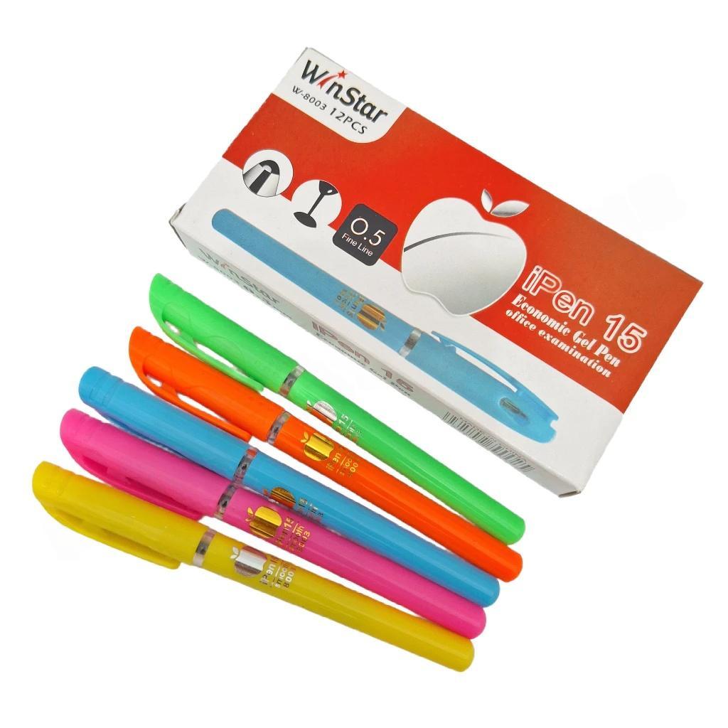 

Pulpen Ipen Gel (12pcs) WinStar | Pena Bolpoint Gel 1 Pack Dapat 12 pcs Warna Warni