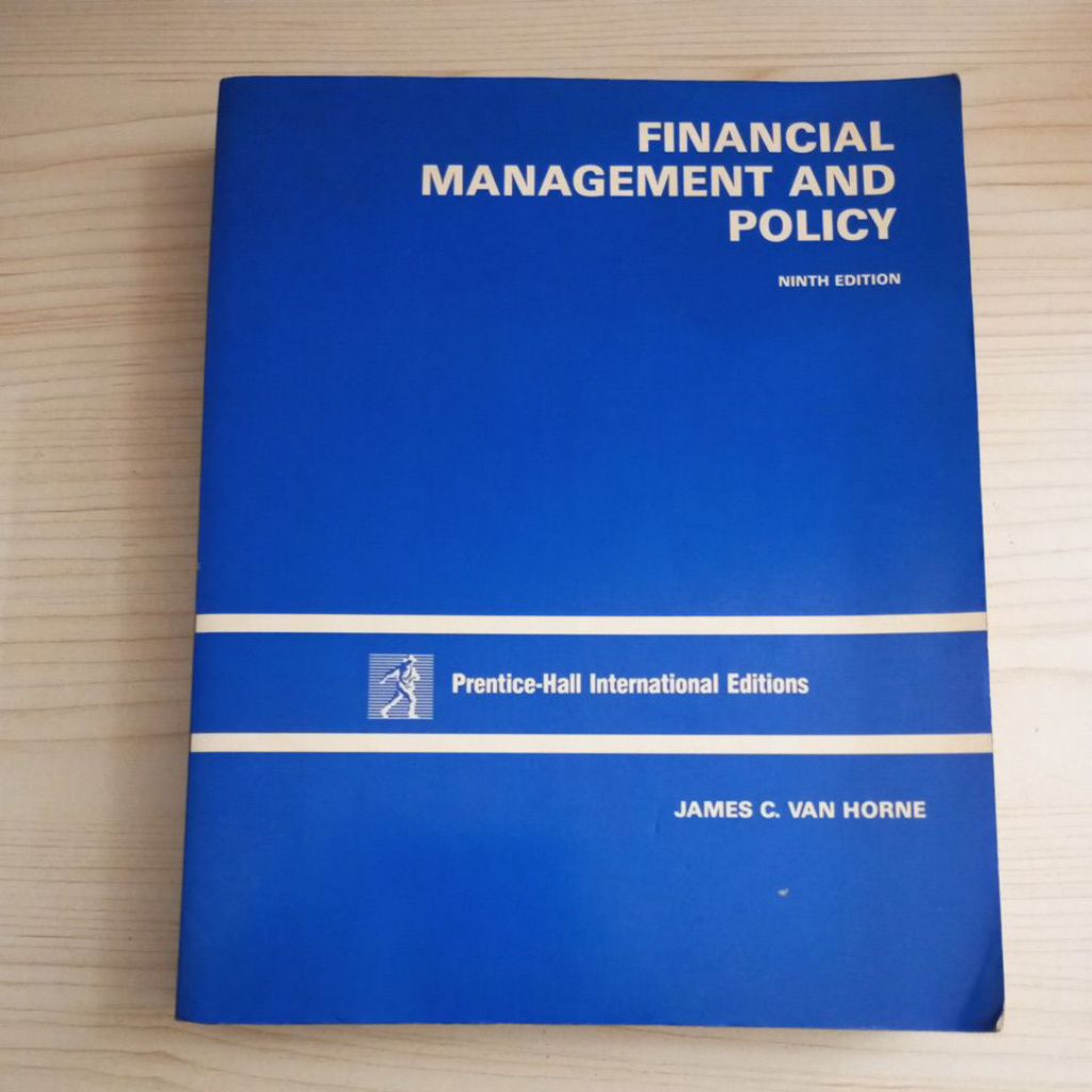 BUKU FINANCIAL MANAGEMENT AND POLICY BY VAN HORNE