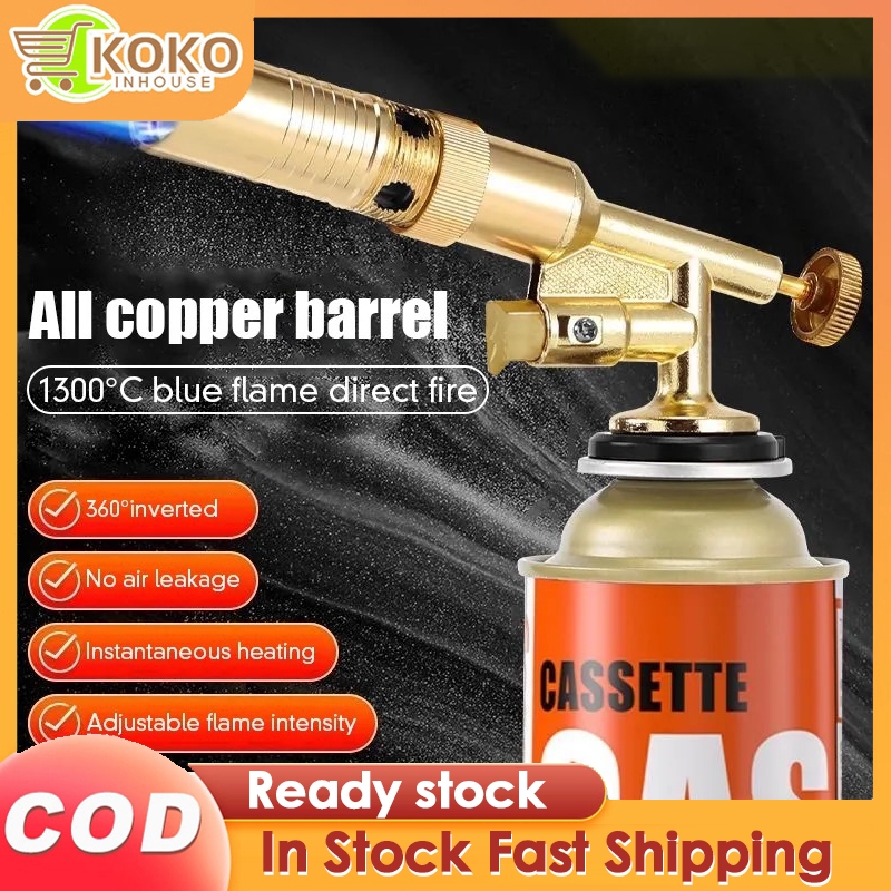 [COD] Portable Kepala Gas Torch/gas torch portable BBQ Blow Torch Flame Gun Korek/kepala gas portabl