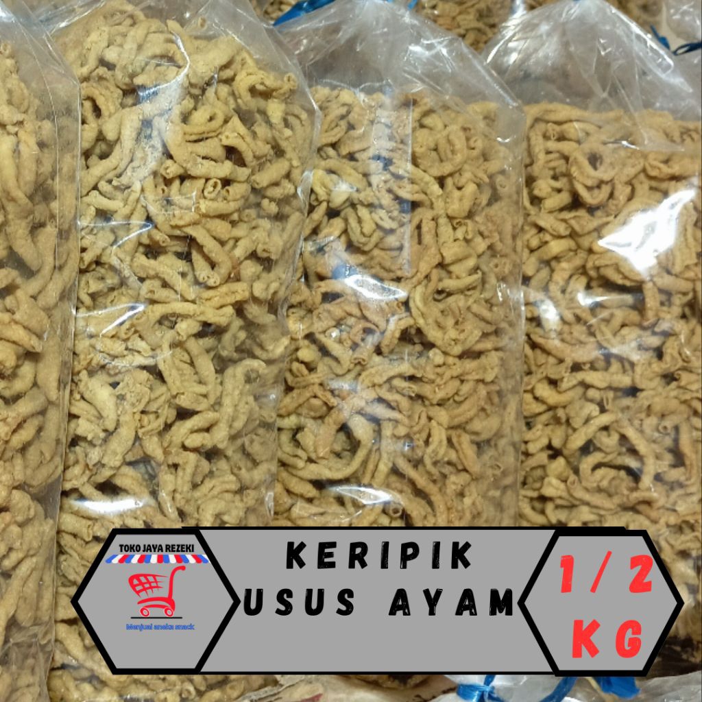 

keripik usus ayam 1KG gurih renyah halal murah