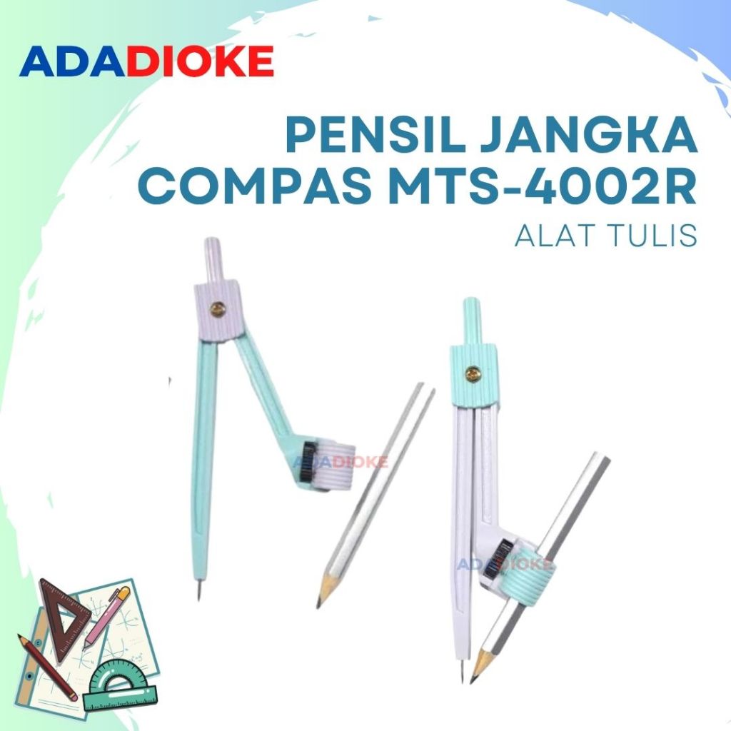

Jangka Compass Set Pensil Jangka Jangka Matematika Jangka Merk Combo MTS-4002 R