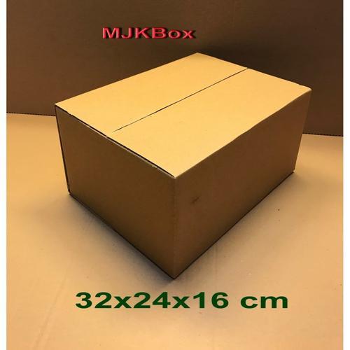 

kardus karton box Uk. 32x24x16 cm....ST untuk packing