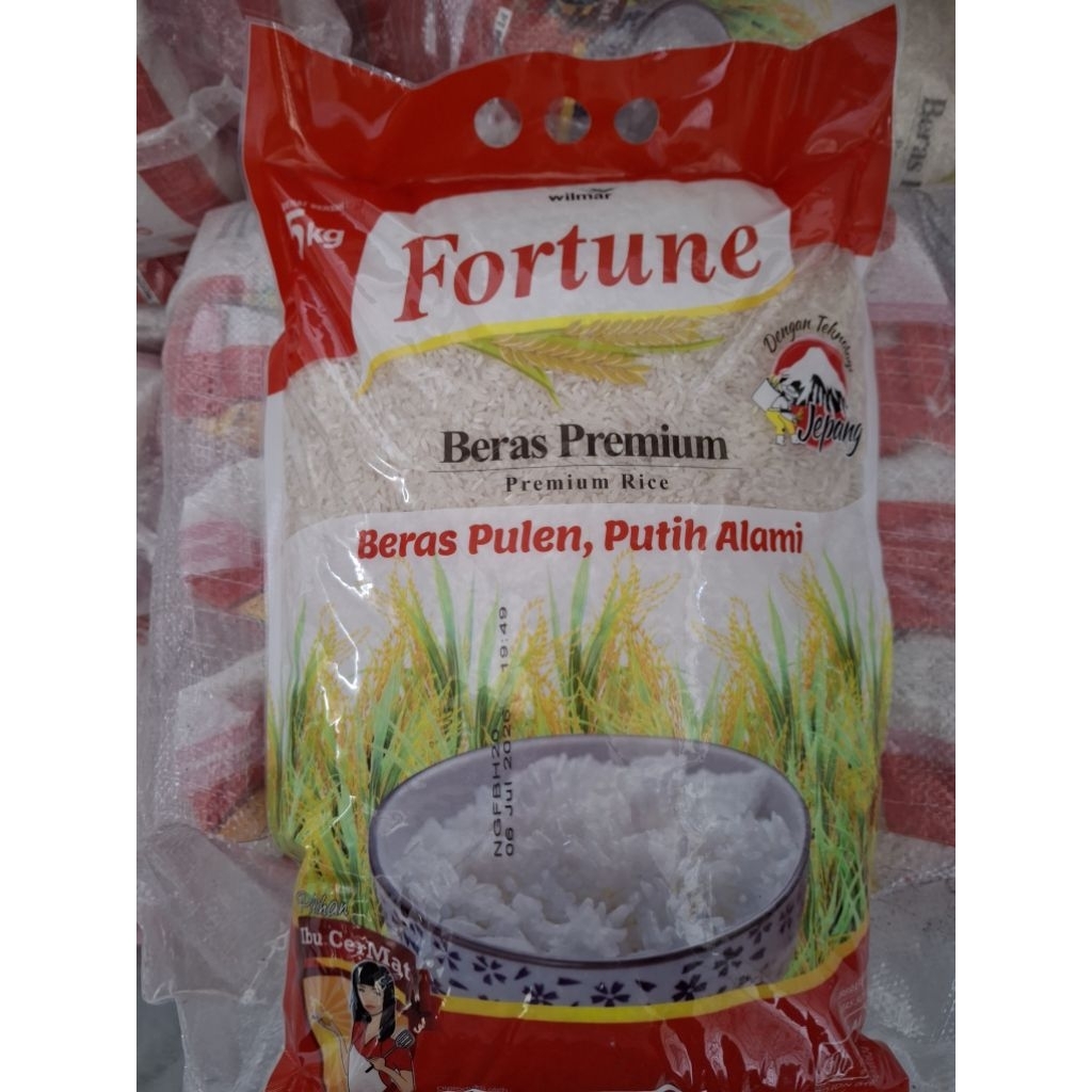 

Beras Fortune Premium Kemasan 5 kilo