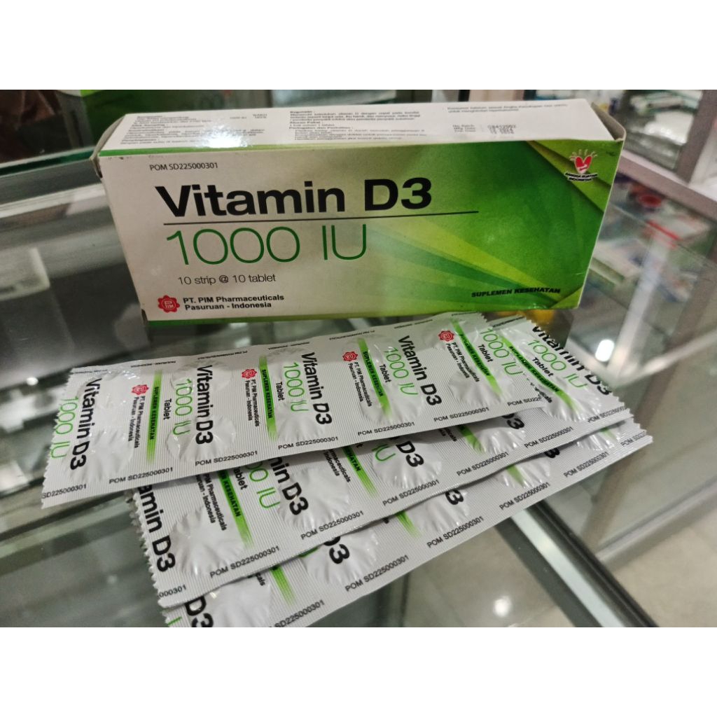 vitamin D3 1000 IU PIM strips