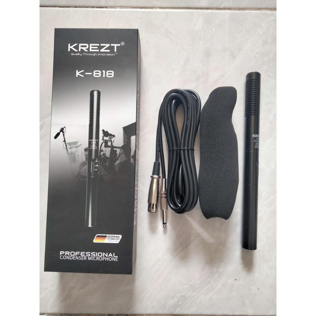 Mic Kabel Condenser Krezt K 818 Original Kondensor Krezt K818