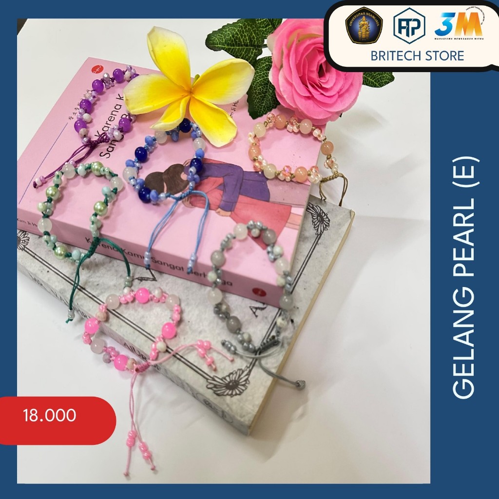 Gelang Beads Simple |  Gelang Beads Love | Gelang Beads Flower Solid | Gelang Beads Flower Pastel | 