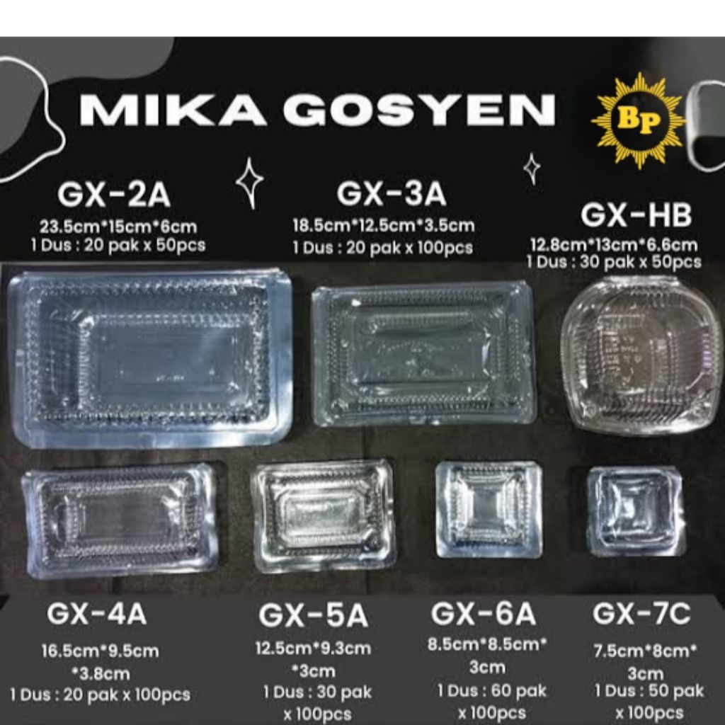 Mika Box KERIN & Gosyen Type 2A/3A/4A/5A/6/7C