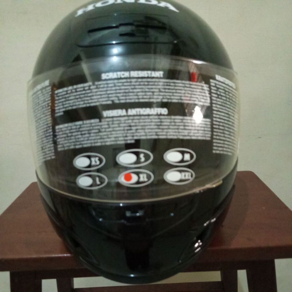 Helm Honda XL full face original -Hitam