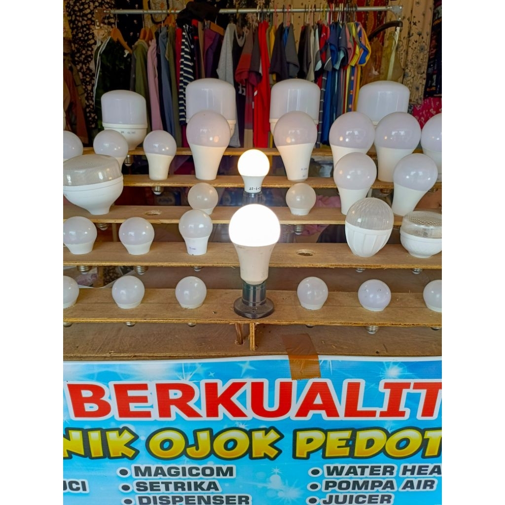 LAMPU LED 9W BARU / LAMPU LED RAKITAN / LAMPU LED POLOS