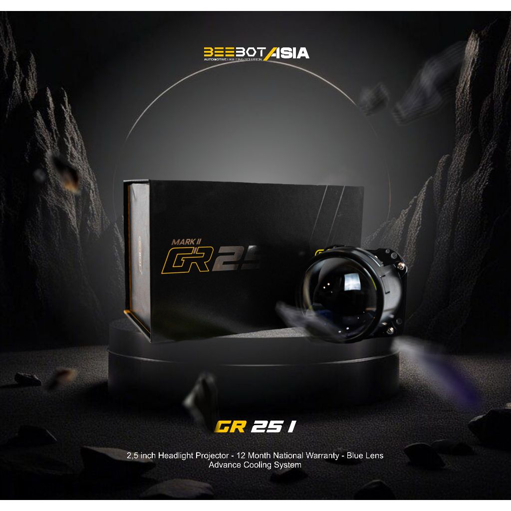 BEEBOT BILED HEADLAMP PROJECTOR 2.5inch - GR 25I 47-57WATT