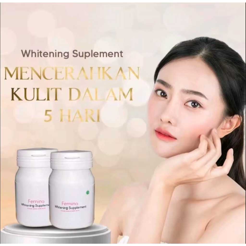 Femina Whitening 7x Memutihkan Glutathione Asli