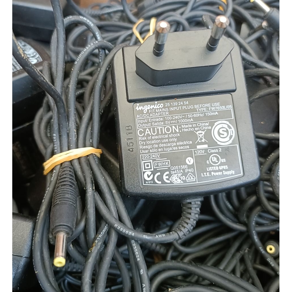 ADAPTOR 5V 1000mA JACK KECIL ORIGINAL