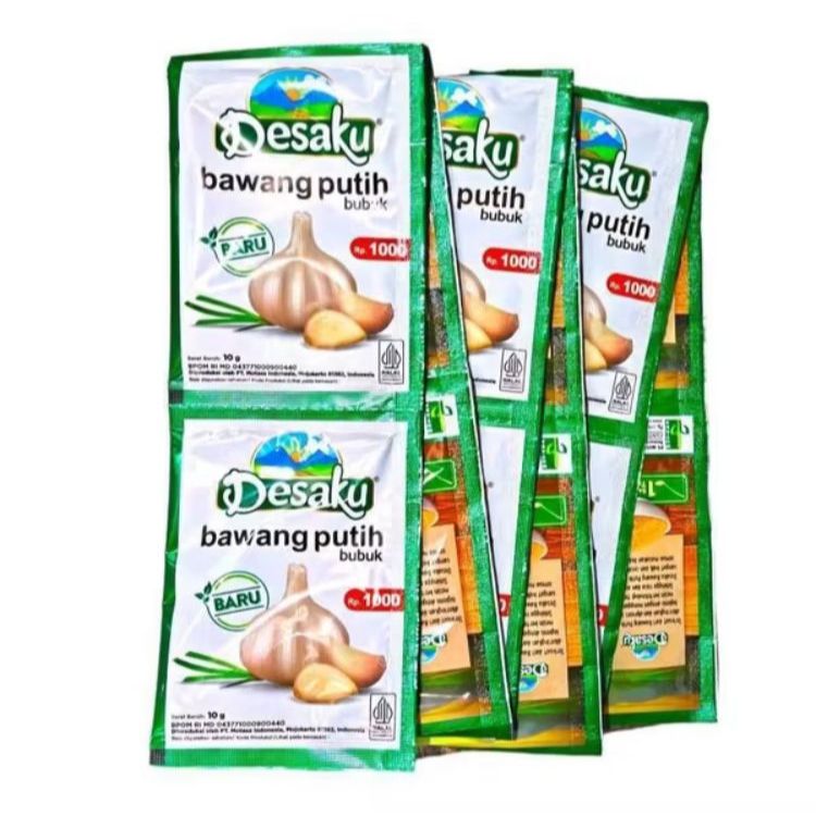 

Desaku Bawang Putih Bubuk/Bawang Putih Bubuk Desaku @6g 1 Renceng (12 Sachet)