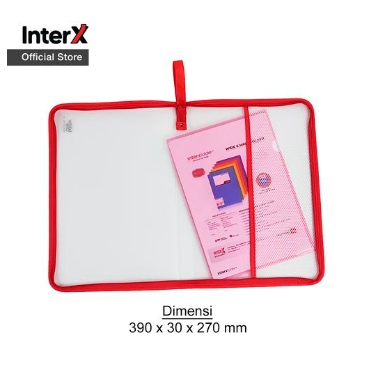 

Map Plastik Zipper Folio / Map Resleting Jaring Folder One/ School Bag InterX/ Zipper Bag F4 Riseliting/ Map Plastik Seliting/ Map tas Zipper F4 Folio