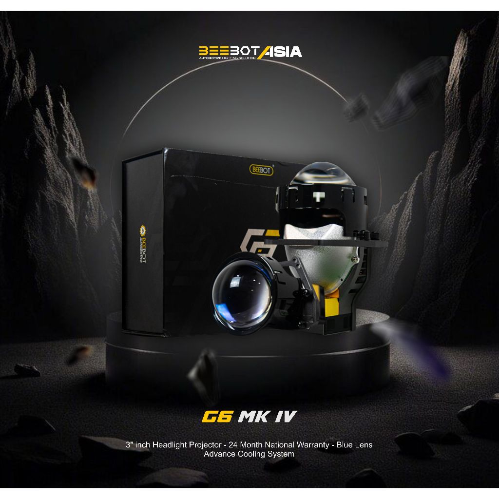 BEEBOT BILED HEADLAMP PROJECTOR 3inch - G6 MK IV 70-80WATT