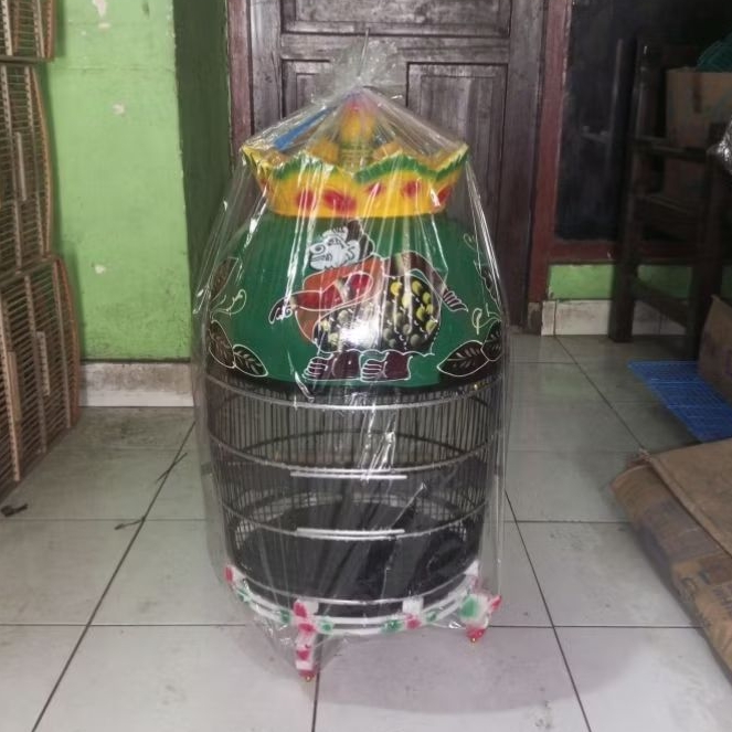 KANDANG BURUNG PERKUTUT MODEL MAHKOTA MURAH - SANGKAR BURUNG