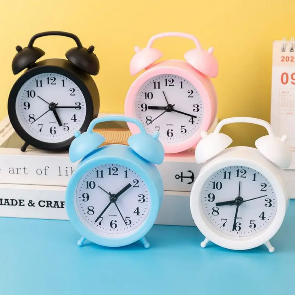 Jam Beker Polos / Jam Tidur Alarm / Jam Alarm / Jam Meja / Jam Weker