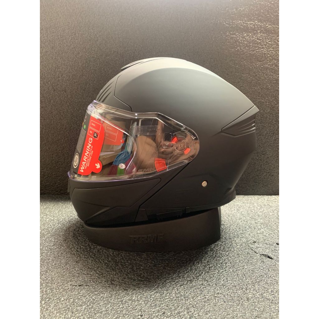 Helm SMK Gullwing Solid Matt Black Modular