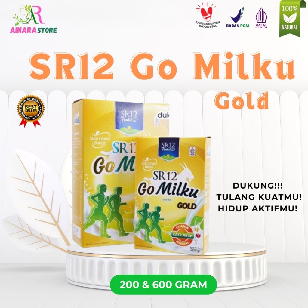 

SR12 Go Milku Gold Premium Original 200 gr dan 600 gr