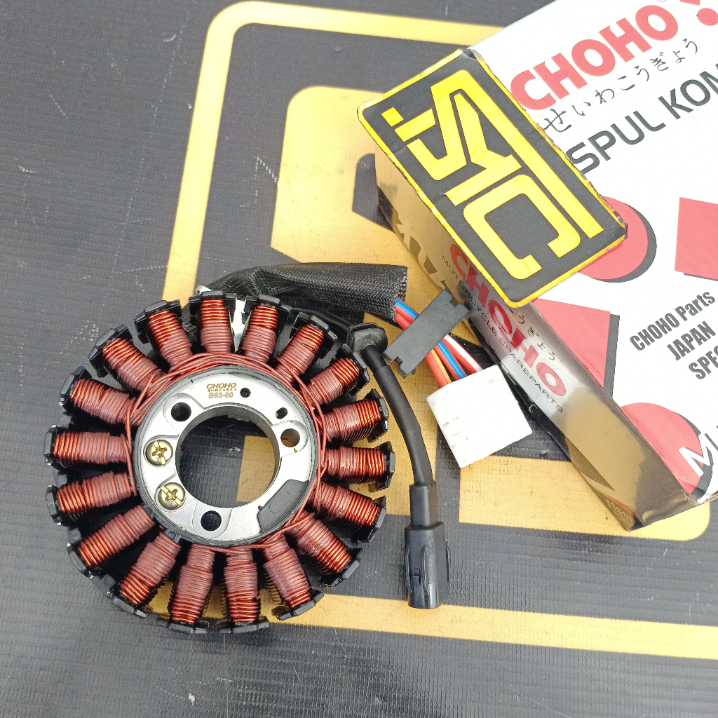 Spool Assy / Spol Spul Komplit / Magnet Stator Comp Yamaha LEXI 125 18 Lilit Choho B63-H1410-00