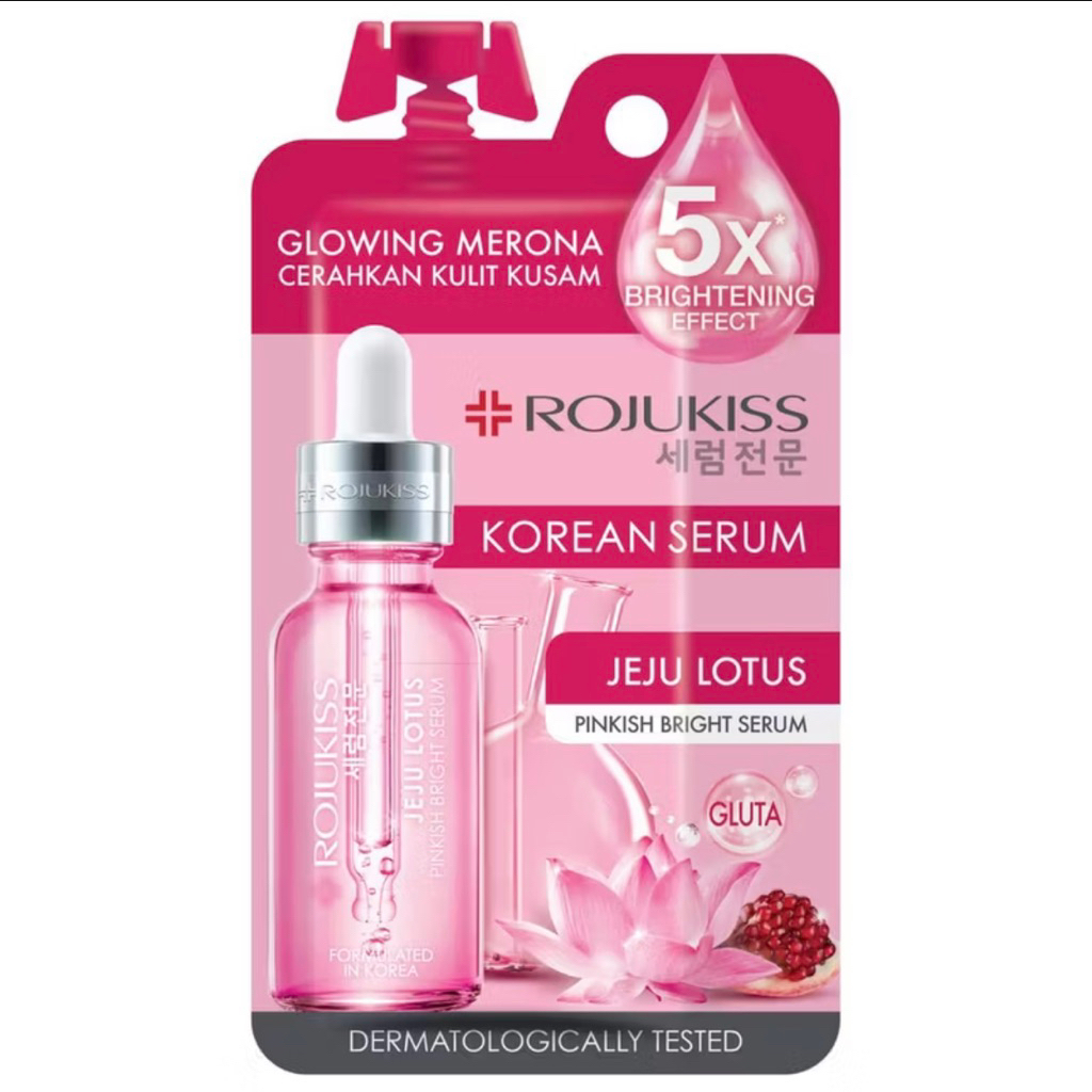 Rojukiss Jeju Lotus Pinkish Bright Korean Serum
