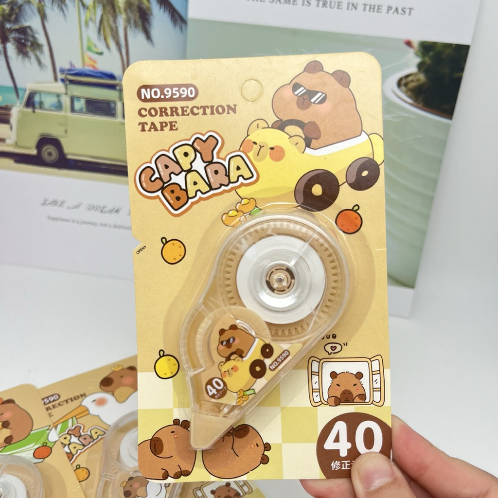 

STIPO KERTAS CAPYBARA 9590 SERIES ANAK-ANAK LUCU | CORRECTION TAPE | CORRECTION ROLLER | TIPEX PITA| TIPE X PITA