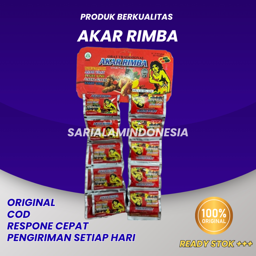 

AKAR RIMBA KAPSUL ORIGINAL 20 SACHET