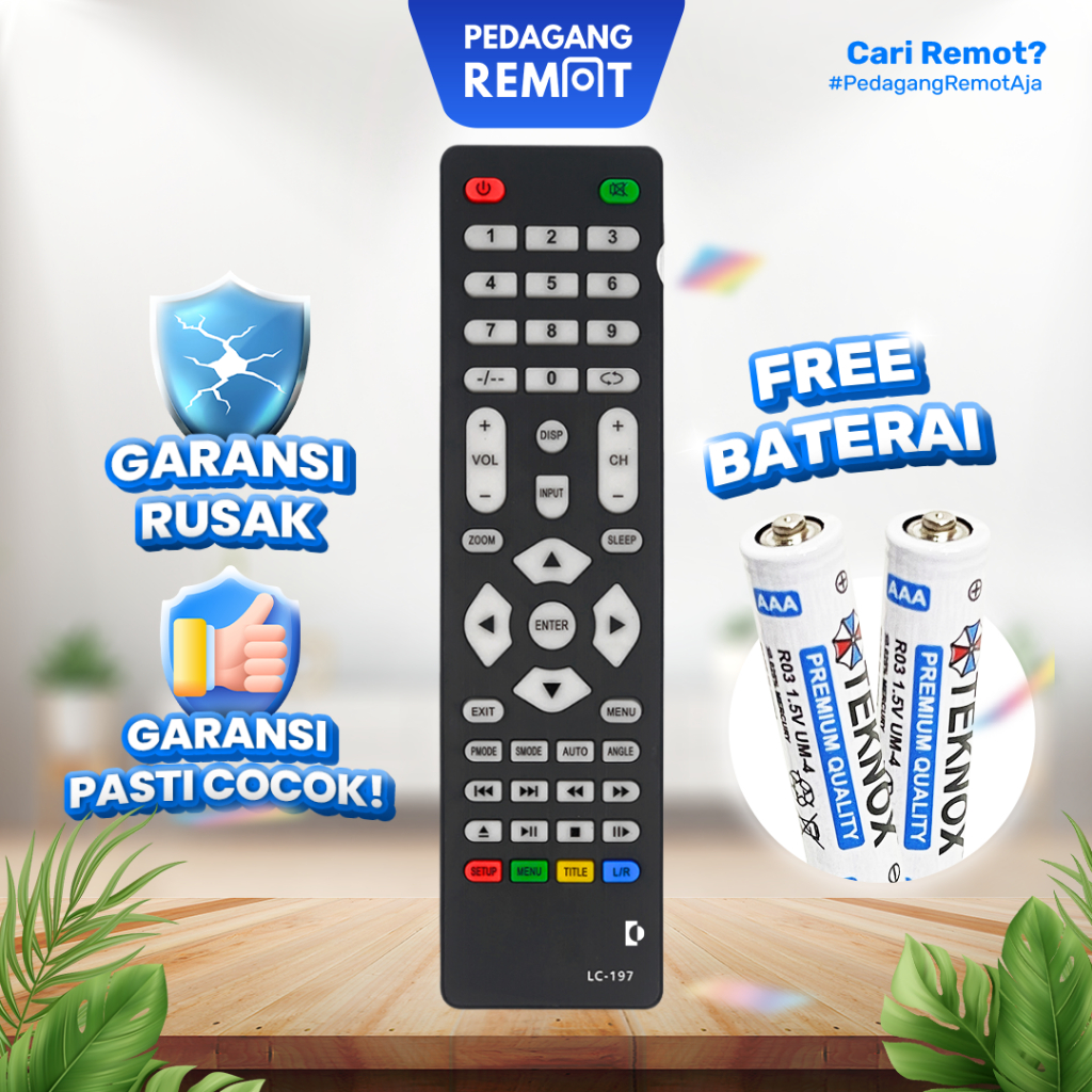 Remot Remote TV JUC LCD LED 19" KV1519S