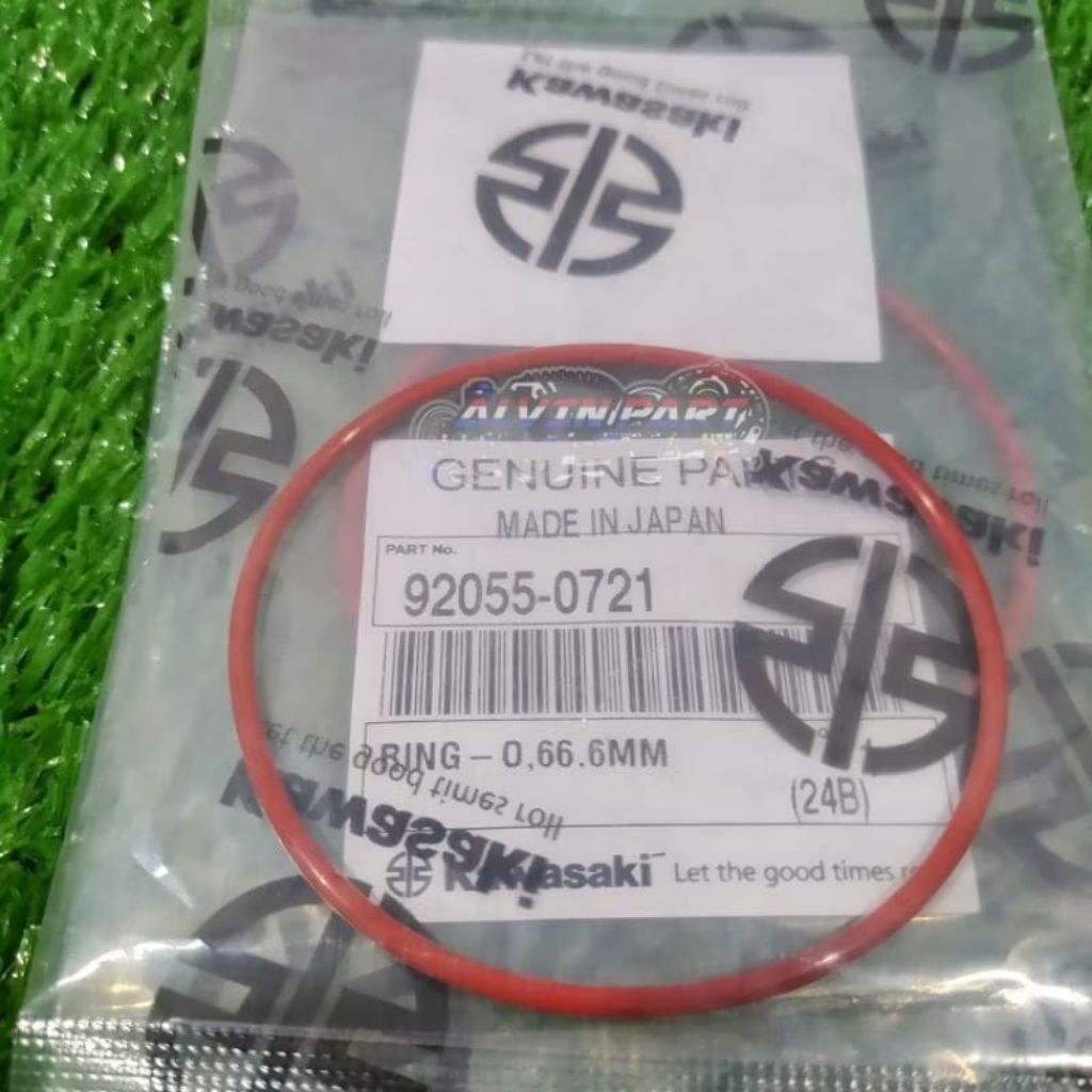 SEAL ORING MERAH KARET ORING HEAD NINJA R RR Oring Blok Head Ninja Original 92055-0721