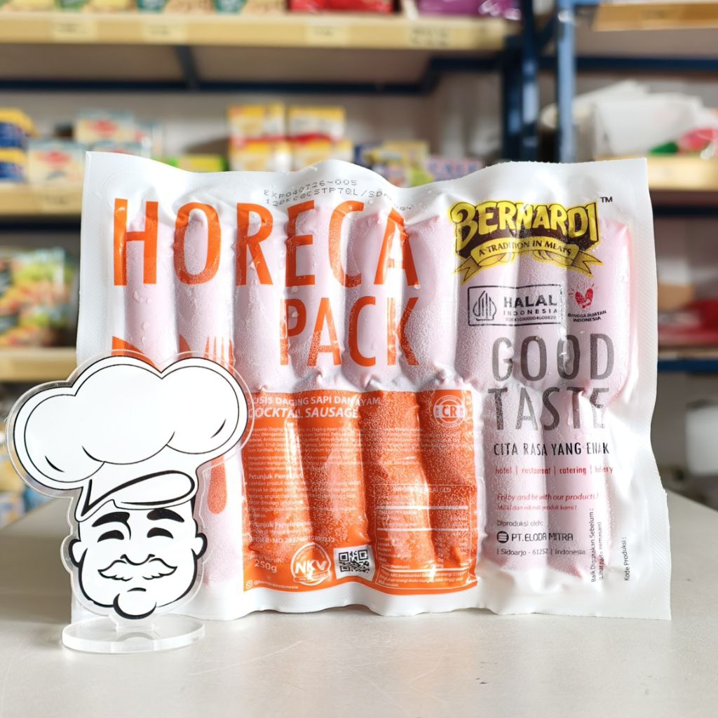 

Bernardi Sosis Cocktail 250Gr / Bernardi Horeca Pack Sosis Cocktail 250Gr / Bernardi Sosis Sapi Dan Ayam / Bernardi Sosis Ayam Dan Sapi