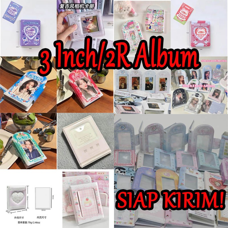 Kolbuk Collect Book Binder Mini Photocard 3 Inch/2R Album Kpop BTS BT21 Photo Card Penggemar Tempat 