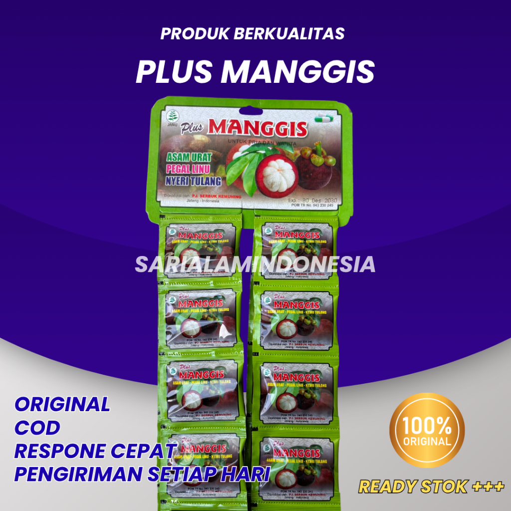 

PLUS MANGGIS KAPSUL ORIGINAL 100%