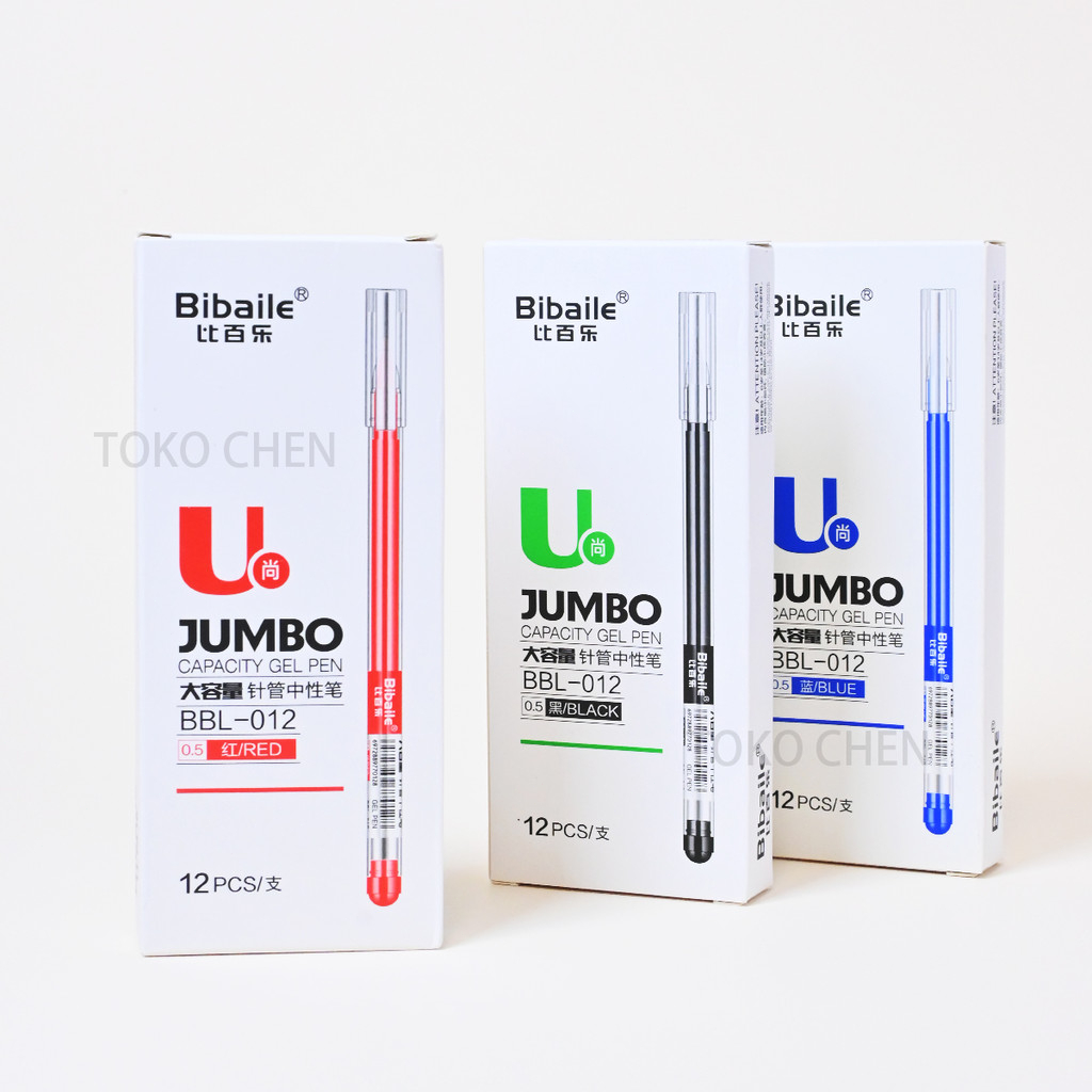 

Bibaile Pulpen Gel/Gel Pen 0.5mm Standard / Pulpen Gel