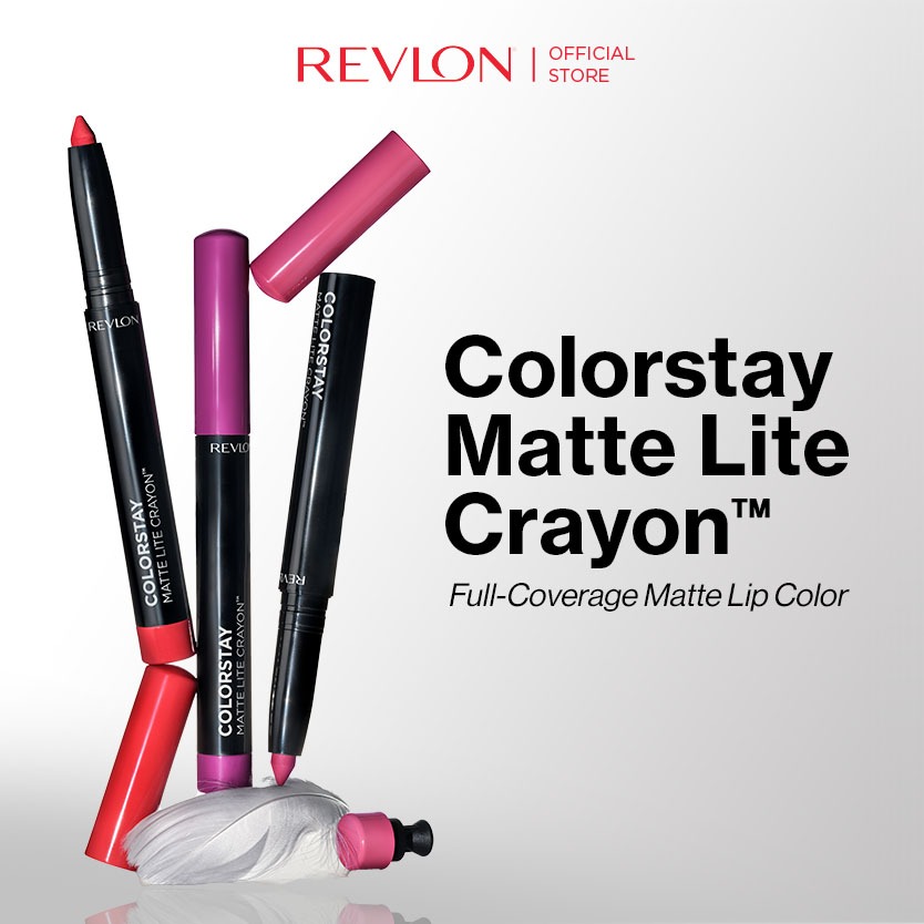 Revlon Colorstay Matte Lite Crayon (Full-Coverage Matte Lip Color Crayon)