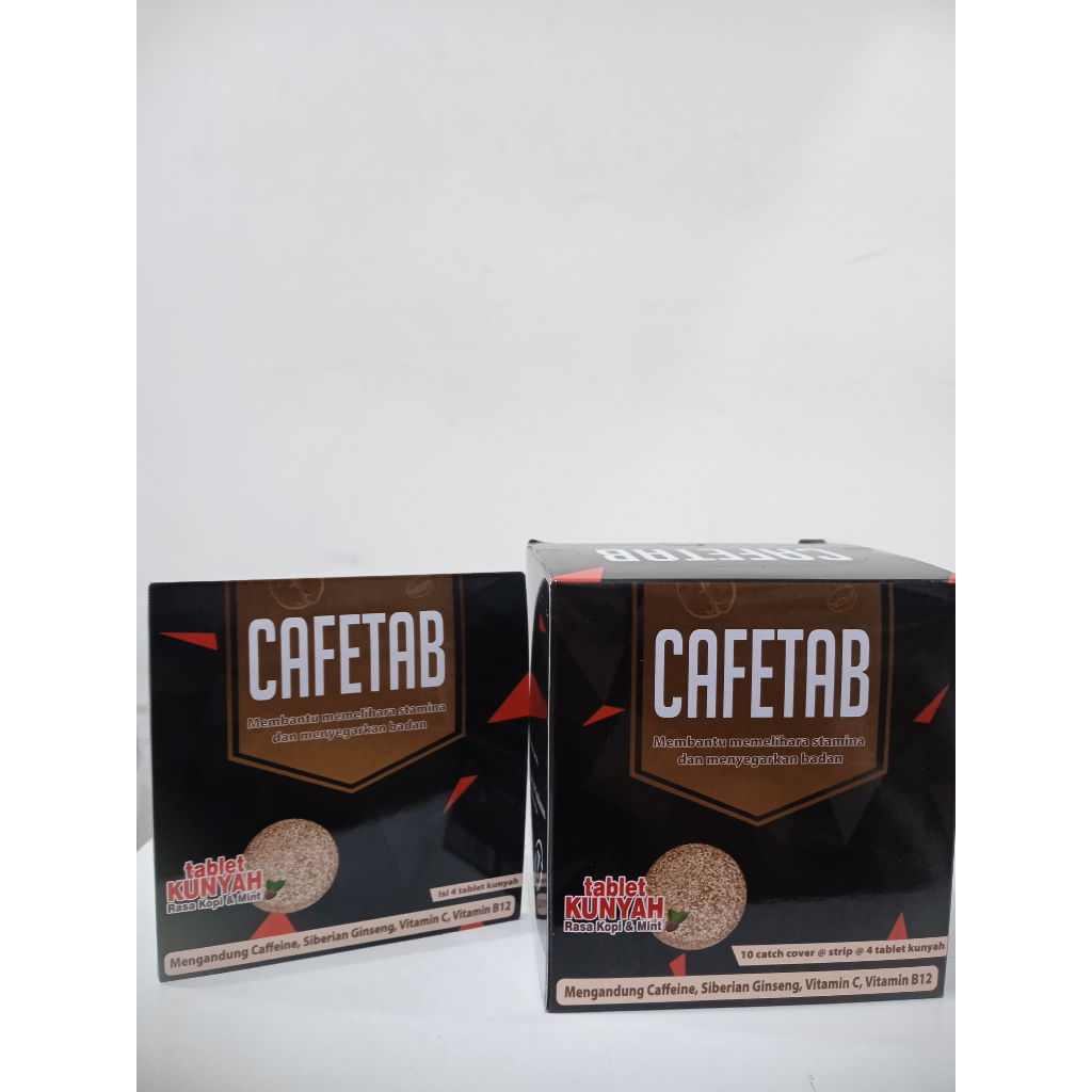

Cafetab Strip Isi 4 Tablet Kunyah Rasa Kopi&Mint ( Permen Anti Ngantuk)