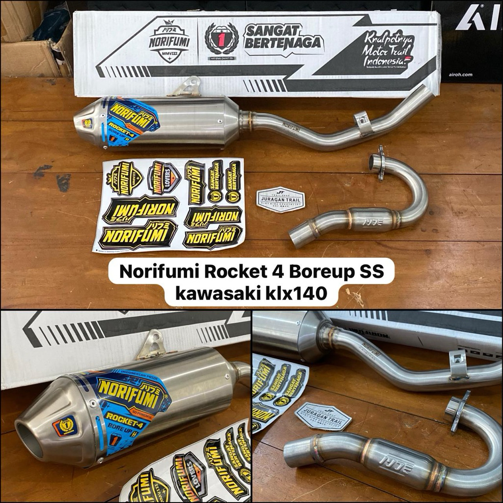 Norifumi Rocket 4 KLX140 BOREUP Stainles Original