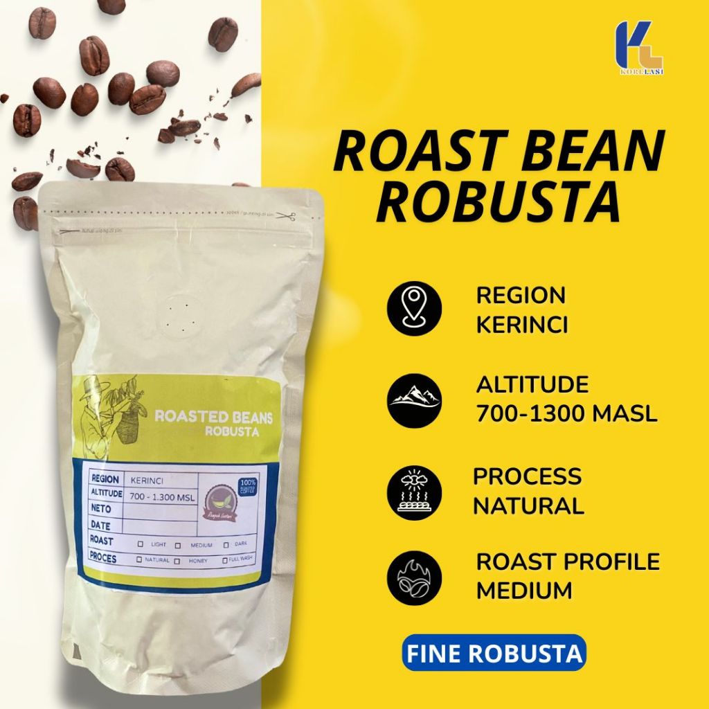 

kopi roast bean robusta kerinci