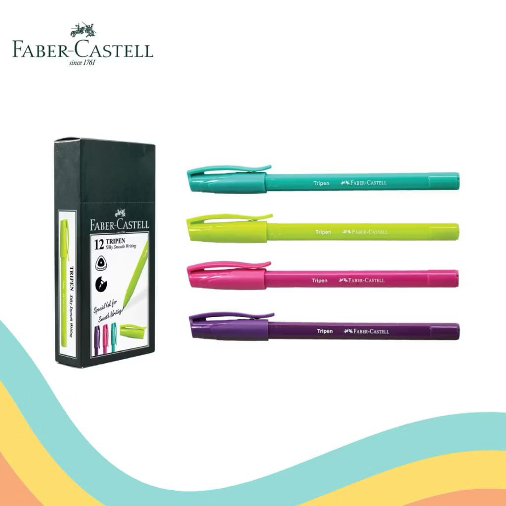 

PEN / PULPEN FABER CASTELL TRIPEN 0,7MM HITAM