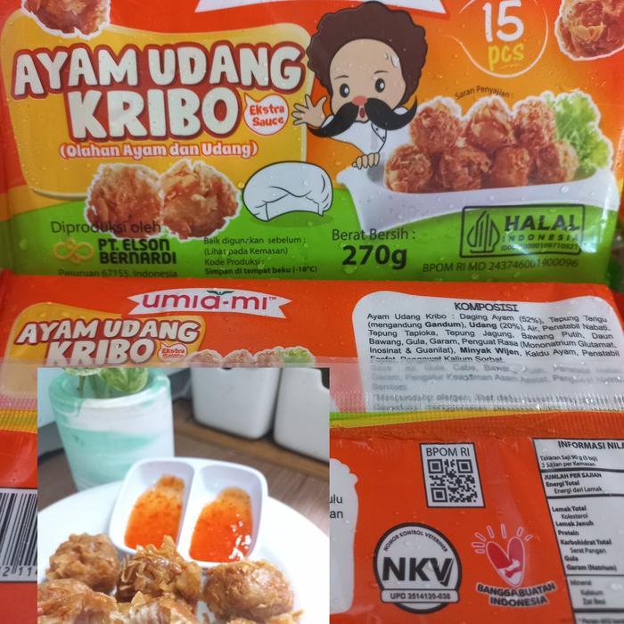 

Umia-Mi ayam udang KRIBO best seller bento anak
