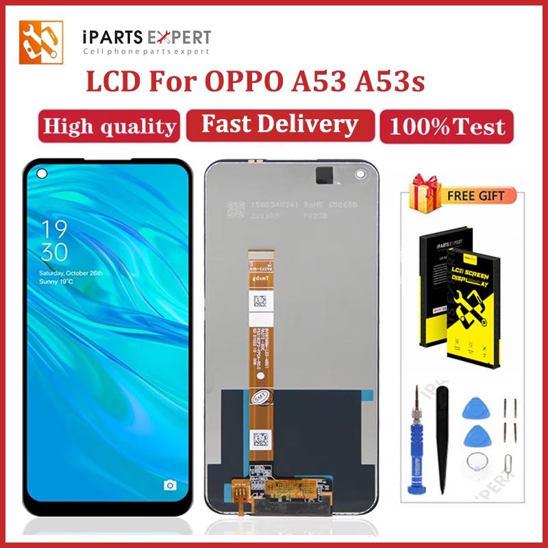 [Alat Gratis] IPARTSEXPERT Original for Oppo A53 A53s CPH2139 CPH2135 Lcd Display Touch Screen Digit