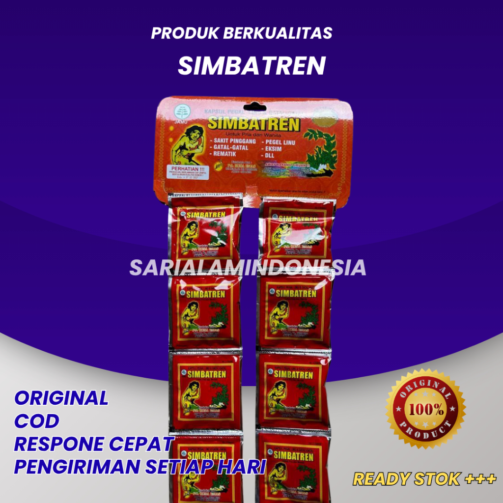 

SIMBATREN ORIGINAL KAPSUL 20 SACHET